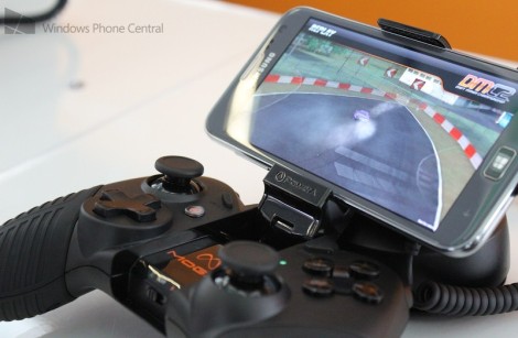 MOGA bringing physical controls to the Windows Phone Gaming Experience - Picture Credit goes to WPCentral